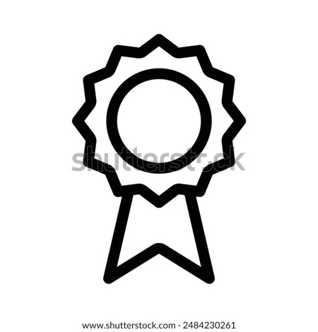 medal icon design in filled and outlined style
