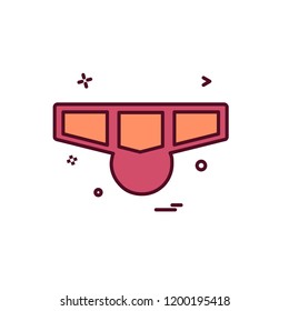 Medal icon design vector
