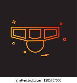 Medal icon design vector