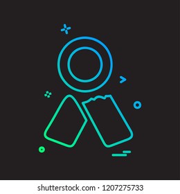 Medal icon design vector
