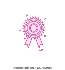 Medal icon design vector