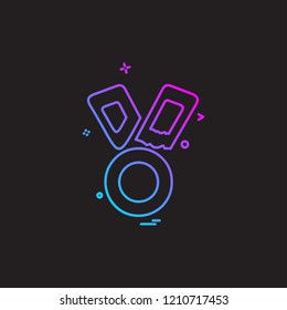 Medal icon design vector