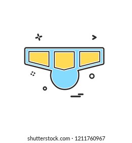 Medal icon design vector