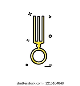 Medal icon design vector