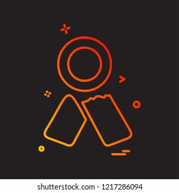 Medal icon design vector