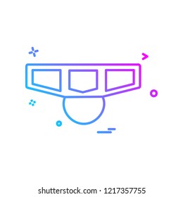 Medal icon design vector