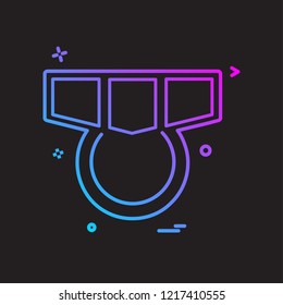 Medal icon design vector