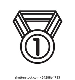 medal icon design vector template