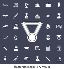 Medal icon. Education set of icons