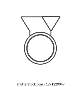 medal icon. Element of cyber security for mobile concept and web apps icon. Thin line icon for website design and development, app development