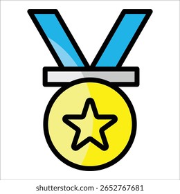 Elemento de icono de medalla para diseño