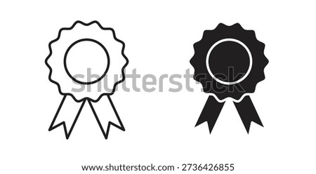 Medal icon element for design projects
