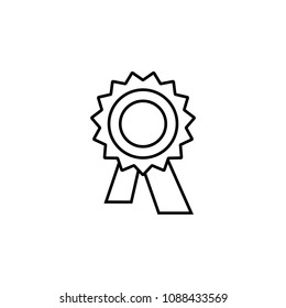 medal icon. Element of success and awards for mobile concept and web apps. Detailed medal icon can be used for web and mobile. Premium icon on white background