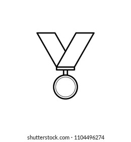 medal icon. Element of web icon for mobile concept and web apps. Thin line medal icon can be used for web and mobile. Premium icon on white background
