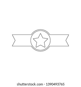 medal icon. Element of web for mobile concept and web apps icon. Outline, thin line icon for website design and development, app development