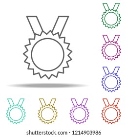 medal icon. Elements of awards in multi color style icons. Simple icon for websites, web design, mobile app, info graphics