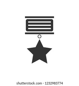 Medal. Icon Flat