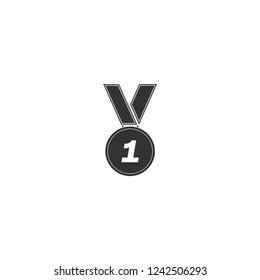 Medal. Icon Flat