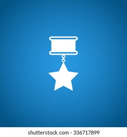 medal icon. Flat design style EPS 10
