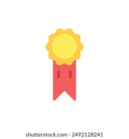 Medal icon flat style element