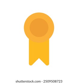 Medal icon flat style element