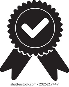 Medal icon. Flat icon, vector illustration