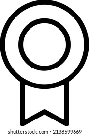 Medal Icon, Gaming Sign And Symbol Isolated On White Background. Game Icon for Mobile Apps.