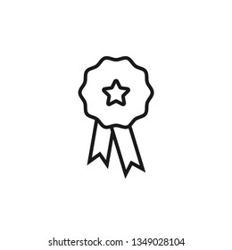 Medal icon graphic design template vector isolated
