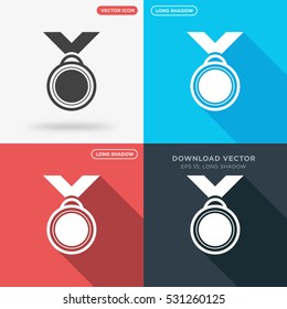 Medal icon illustration isolated vector sign symbol