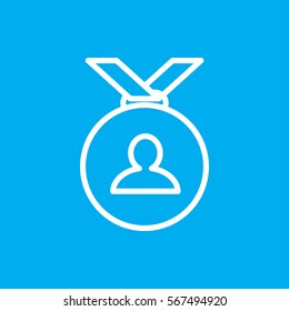 medal icon illustration isolated vector sign symbol