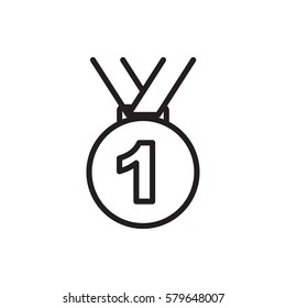 medal icon illustration isolated vector sign symbol