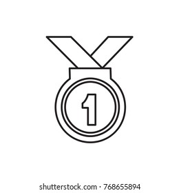 medal icon illustration isolated vector sign symbol