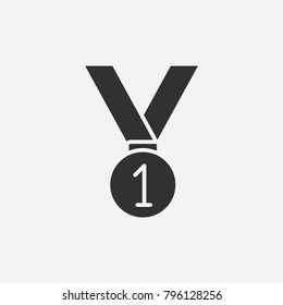 Medal icon illustration isolated vector sign symbol