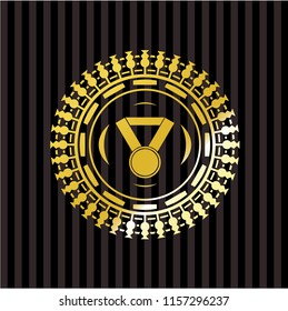 medal icon inside shiny badge