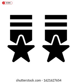 medal icon isolated sign symbol vector illustration - high quality black style vector icons
