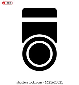 medal icon isolated sign symbol vector illustration - high quality black style vector icons
