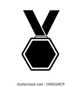 Medal icon, logo isolated on white background