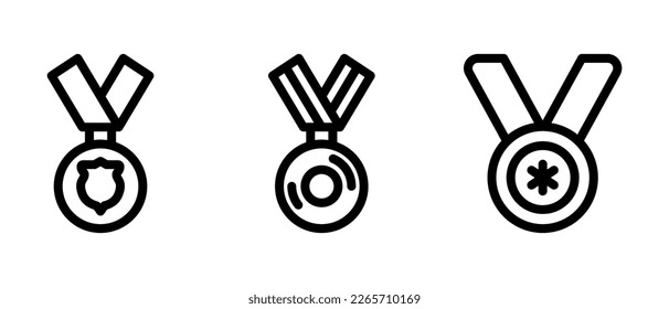 medal icon or logo isolated sign symbol vector illustration - high quality black style vector icons
