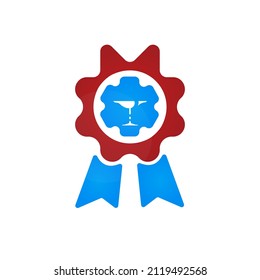 Medal icon in medicine, vector illustration