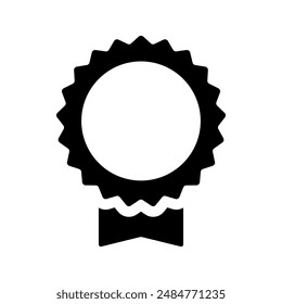 medal icon, modern vector isolated on white background.