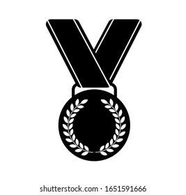 medal icon on white background