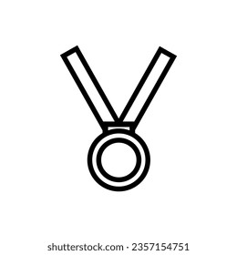 medal icon on white background