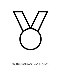 Medal Icon Outline vector for web ui