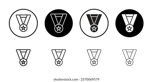 medal icon Outline vector for web ui