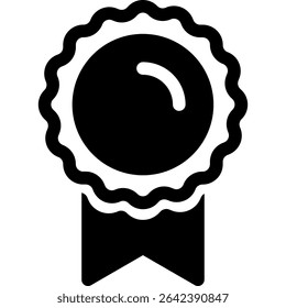 Medal Icon. Prize Award for Winner. Vector Symbol
