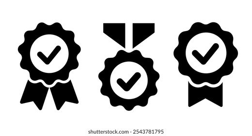 Conjunto de ícones de medalhas. Conjunto de ícones de medalhas.