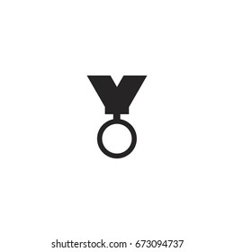 medal icon. sign design
