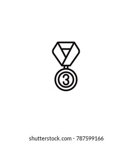 medal icon. sign design