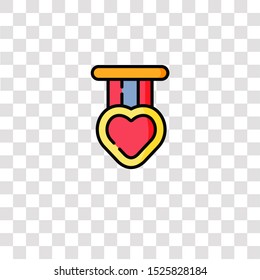 medal icon sign and symbol. medal color icon for website design and mobile app development. Simple Element from rewards collection for mobile concept and web apps icon.