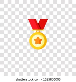 medal icon sign and symbol. medal color icon for website design and mobile app development. Simple Element from happiness collection for mobile concept and web apps icon.